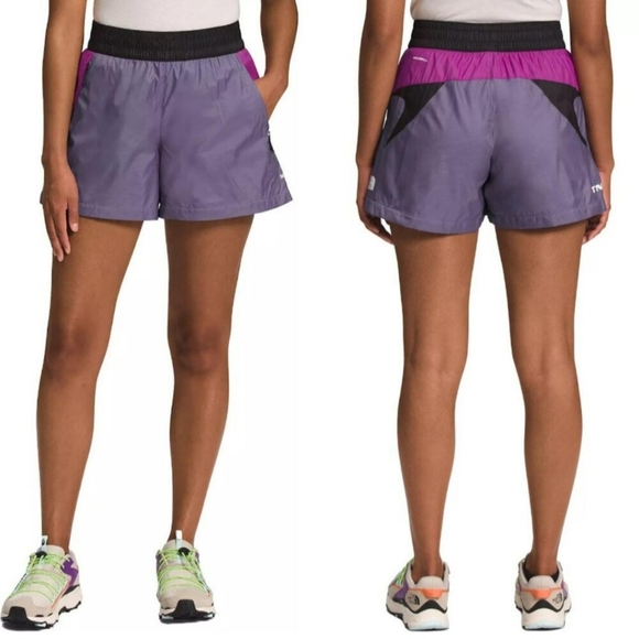 NWT The North Face Size Large Purple Windwall Windchill Athletic Shorts - Picture 3 of 16